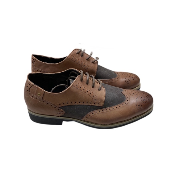 Joe’s Derby men's oxfords tan and brown size 10.5 - Picture 3 of 11